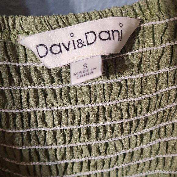 Olive green midi-length dress - Picture 3 of 6